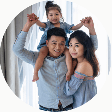 Gia đình chị Huyền